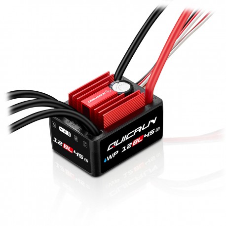 QuicRun WP12BL45 G2 Brushless ESC 45A 2-3s for 1:12