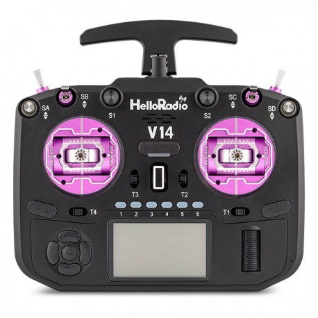 V14 MAX OLED 2,4GHz ELRS LBT Radio (Multimode - M2) - Black/Purple