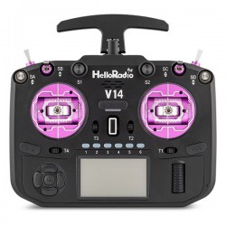 V14 MAX R9 OLED 2,4GHz 4in1 LBT Radio (Multimode - M2) - Black/Purple