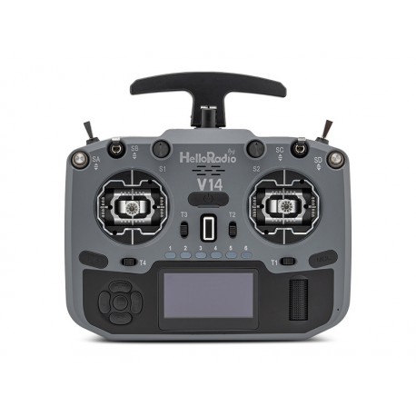 V14 MAX R9 OLED 2,4GHz ELRS LBT Radio (Multimode - M2) - Black/Grey