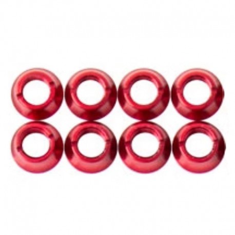 Nuts (8pcs) for V16 switches  - red
