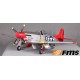 Plane 1400mm P51 Red Tail (V8) PNP kit