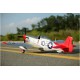 Plane 1400mm P51 Red Tail (V8) PNP kit