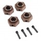 1/10 Chevrolet K5 FCX10 - 17mm hex set with set screw pins