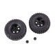 1/10 LC80 FCX10 - WHEEL ASSEMBLY 1PAIR (25 degrees)