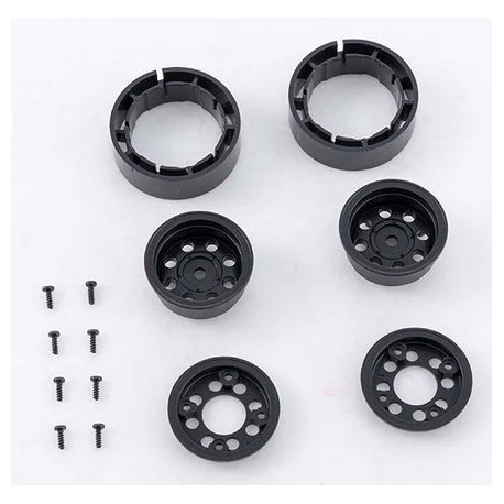 FCX24Pro K5 - WHEEL  (PAINTED BLACK)