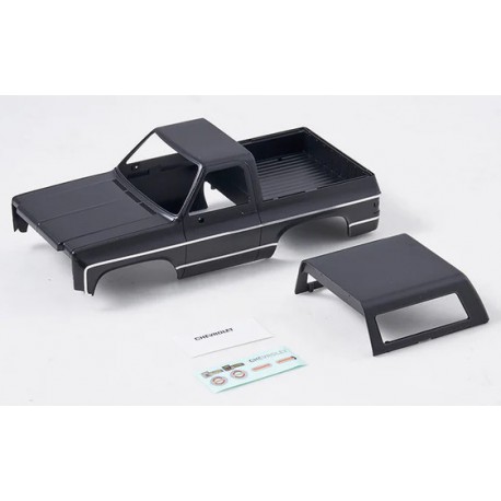 FCX24Pro K5 - CAR BODY AND CANVAS TOP PAINTED (BLACK / BLACK )