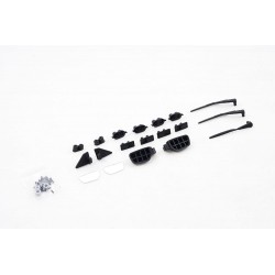 FCX10 Land Rover serie 11043 - REARVIEW MIRROR , WIPER AND HANDLE