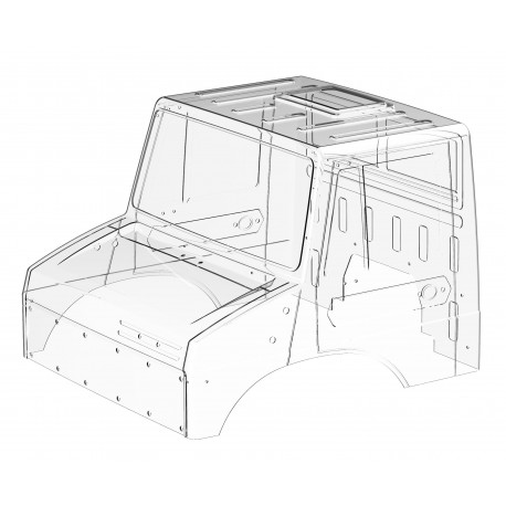 1/6 Clear Body Shell (1 set)