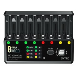 NC3000 Octa AA/AAA NiMH/NiCD Battery Charger & Analyzer