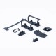 FCX10 Land Rover serie 11045 - CLEAR CAR BODY SET