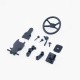 FCX10 Land Rover serie 11045 - CLEAR CAR BODY SET