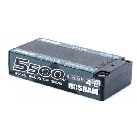 HV LCG Modified Shorty GRAPHENE-4.2 5500mAh Hardcase 7.6V 130C/65C