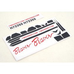 800mm Beaver - Decal sheet (Red)