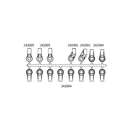 1/6 Ball Joint Clip (2 mod)