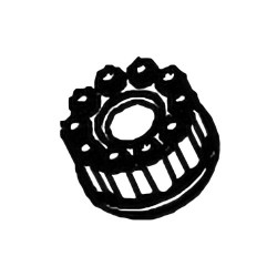 Dinosaur Wheel Hub Cover (1 package with 2 units)