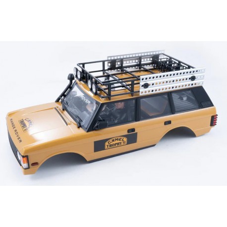FCX10 Land Rover serie 11044 - CAR BODY ASSEMBLY PAINTED (YELLOW)