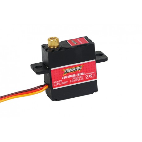 23g digital metal gear servo positive