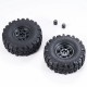 1/10 LC80 Blue Pro V2 - FMS11061RSBU WHEEL ASSEMBLY 1PAIR V2