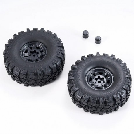 1/10 LC80 Blue Pro V2 - FMS11061RSBU WHEEL ASSEMBLY 1PAIR V2