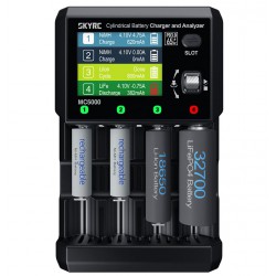 MC5000 Cylindrical Battery Charger and Analyzer With PD Input
