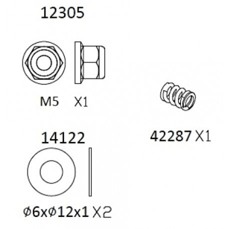 1/6 Slip Spring Kit (1set)