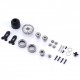 FCX18II F100 Brushed - FRONT/REAR DIFFERENTIAL PARTS