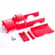 FCX18II F100 Brushed - MAIN BODY PARTS RED