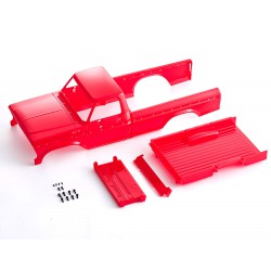 FCX18II F100 Brushed - MAIN BODY PARTS RED