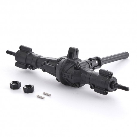 FCX18II F100 Brushed - REAR AXLE ASSEMBLY