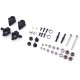 FCX18II F100 Brushed - FRONT PORTAL AXLE PARTS