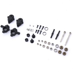 FCX18II F100 Brushed - FRONT PORTAL AXLE PARTS