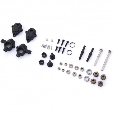 FCX18II F100 Brushed - FRONT PORTAL AXLE PARTS