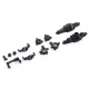 FCX18II F100 Brushed - FRONT AXLE PLASTIC PARTS