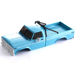 FCX18II F100 Brushed - CAR BODY ASSEMBLY WITH PAINTED CERULEAN