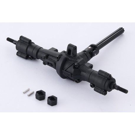 FCX18II F100 Brushed - REAR AXLE ASSEMBLY ( DIFF )