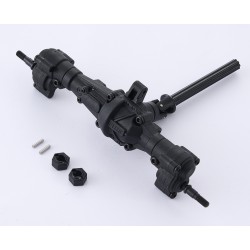 FCX18II F100 Brushed - REAR AXLE ASSEMBLY ( PORTAL AXLE)