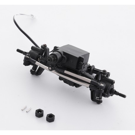 FCX18II F100 Brushed - FRONT AXLE ASSEMBLY