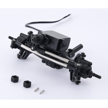 FCX18II F100 Brushed - FRONT AXLE ASSEMBLY ( DIFF )