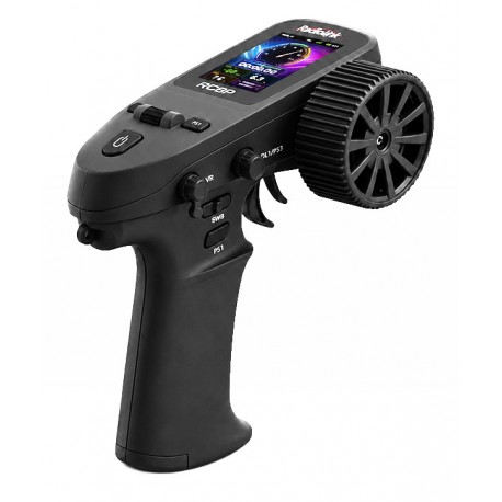 RC8P 8-Channels radio with R8FG gyro integr. Receiver - Piano Black