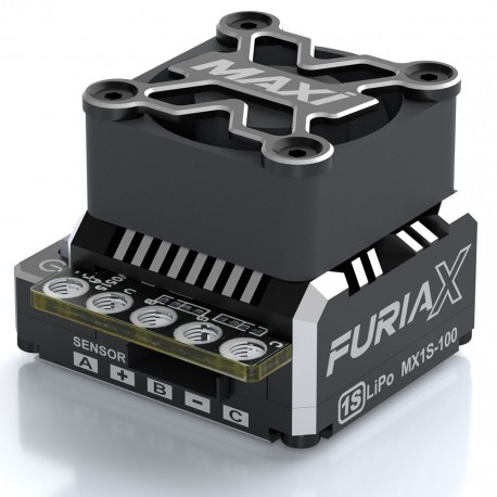 FuriaX Maxi 1S Sensored ESC for 1/12 Racing