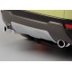 Chrome exhaust set "Type-C" w/o LED
