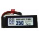 DISC.. Lipo 2650mAh 25C/50C 18,5V (5S) 32x45x134 - 345g  EC3
