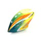 DISC.. Pre-Painted Canopy (Type C) MCPX -GREEN (w/  Tail Fin Sticker)